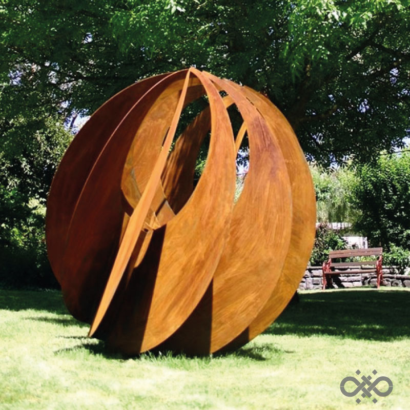 corten sculpture maroc