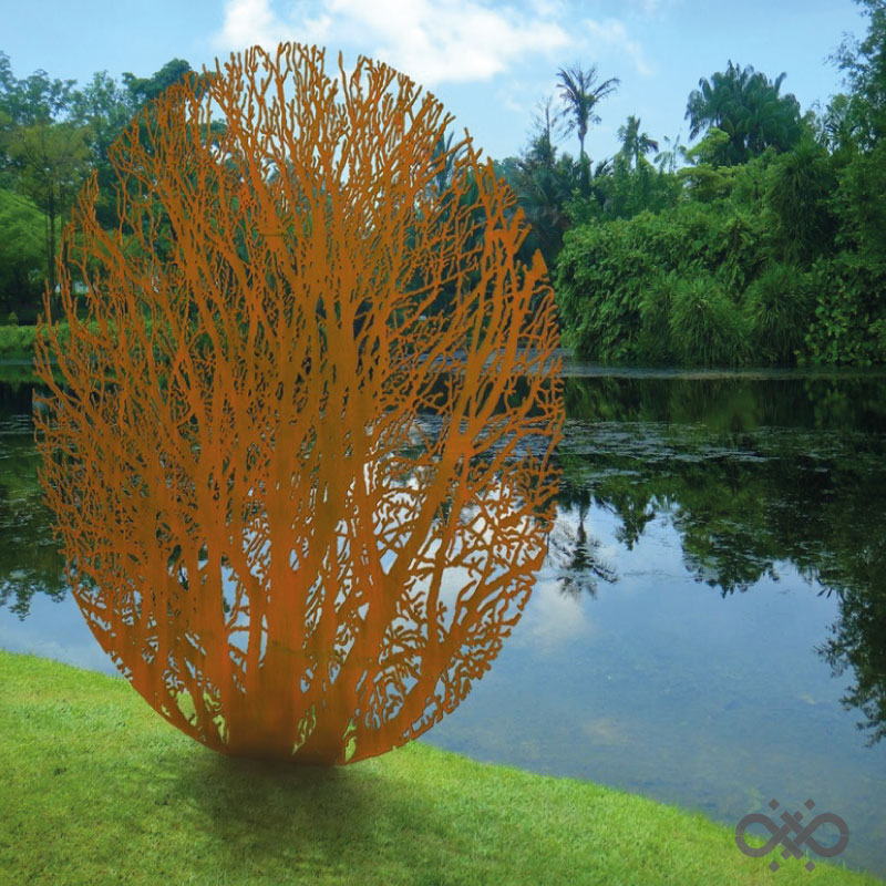 corten sculpture maroc